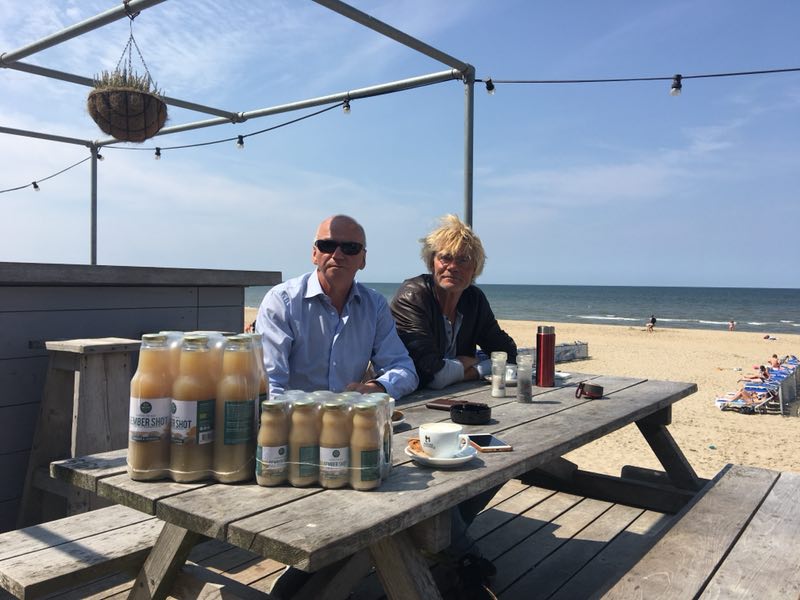 Strandtent tijn akersloot met Hans Versteegh en Rob van Baal