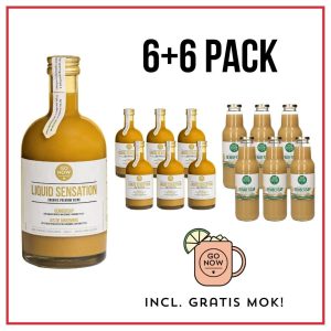 Pure gembersap 6 pack + liquid sensation 6 pack