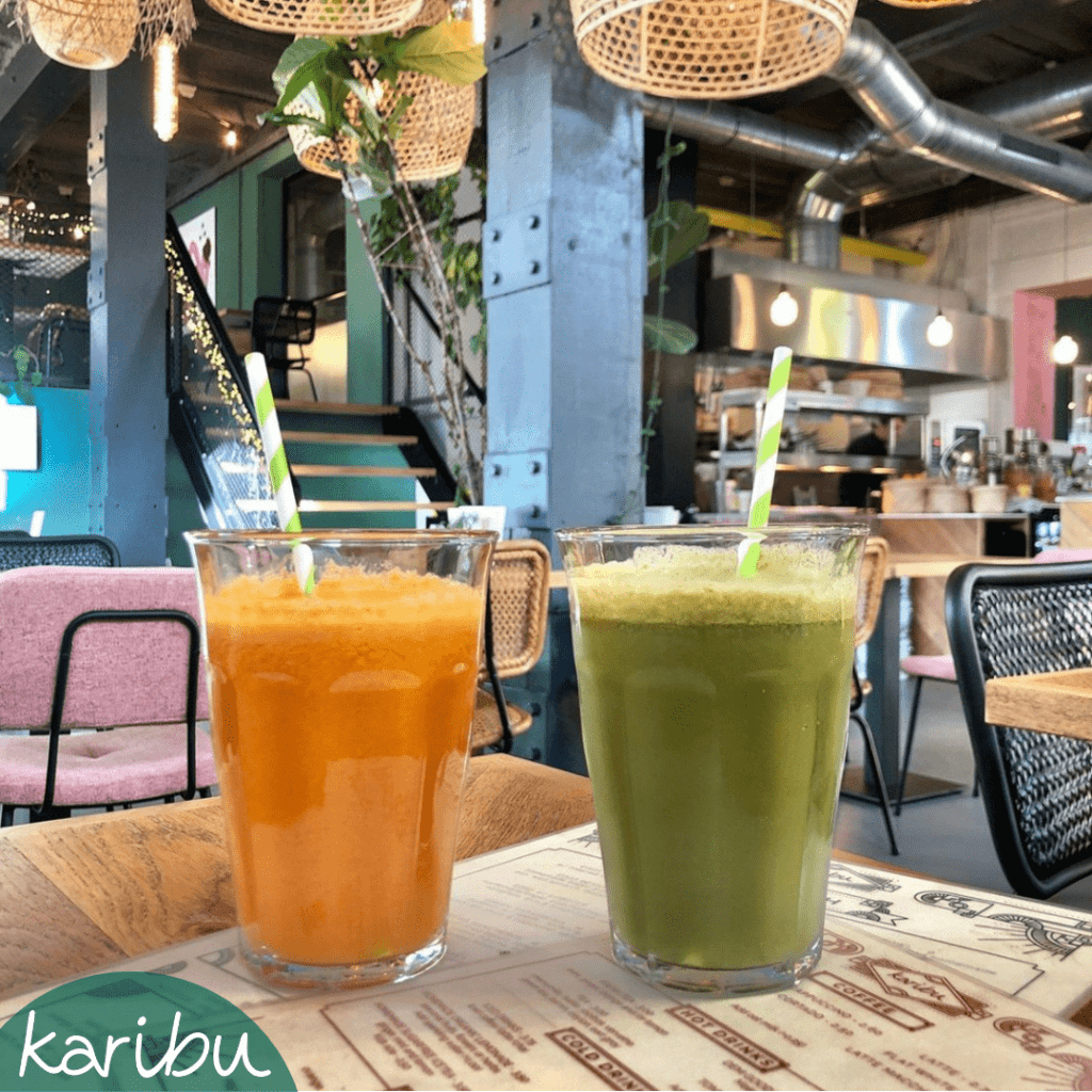 smoothies au magasin d'accueil karibu à utrecht