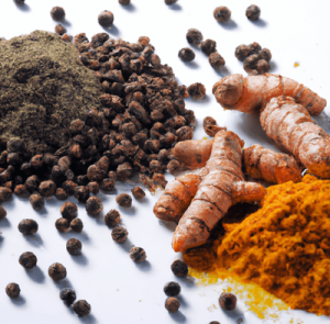 Curcuma et poivre noir
