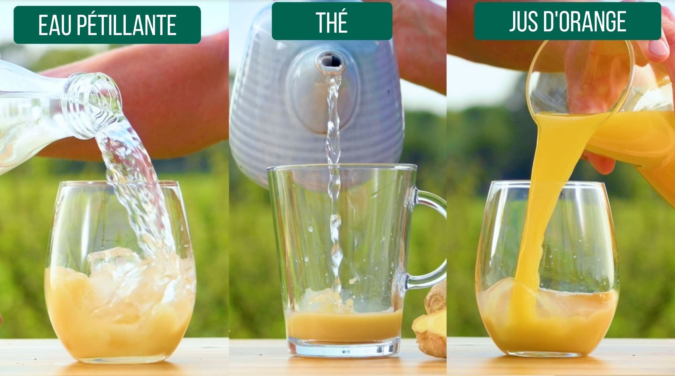 applications du jus de gingembre