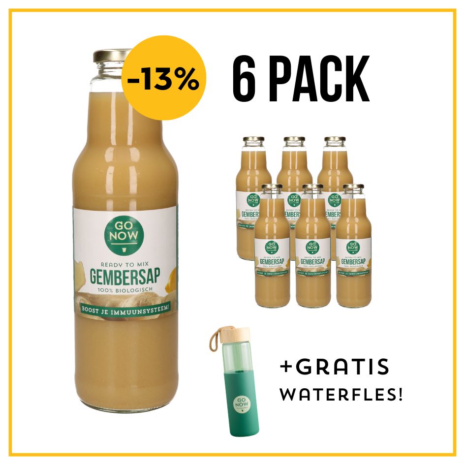 herfst actie 6x pure gembersap